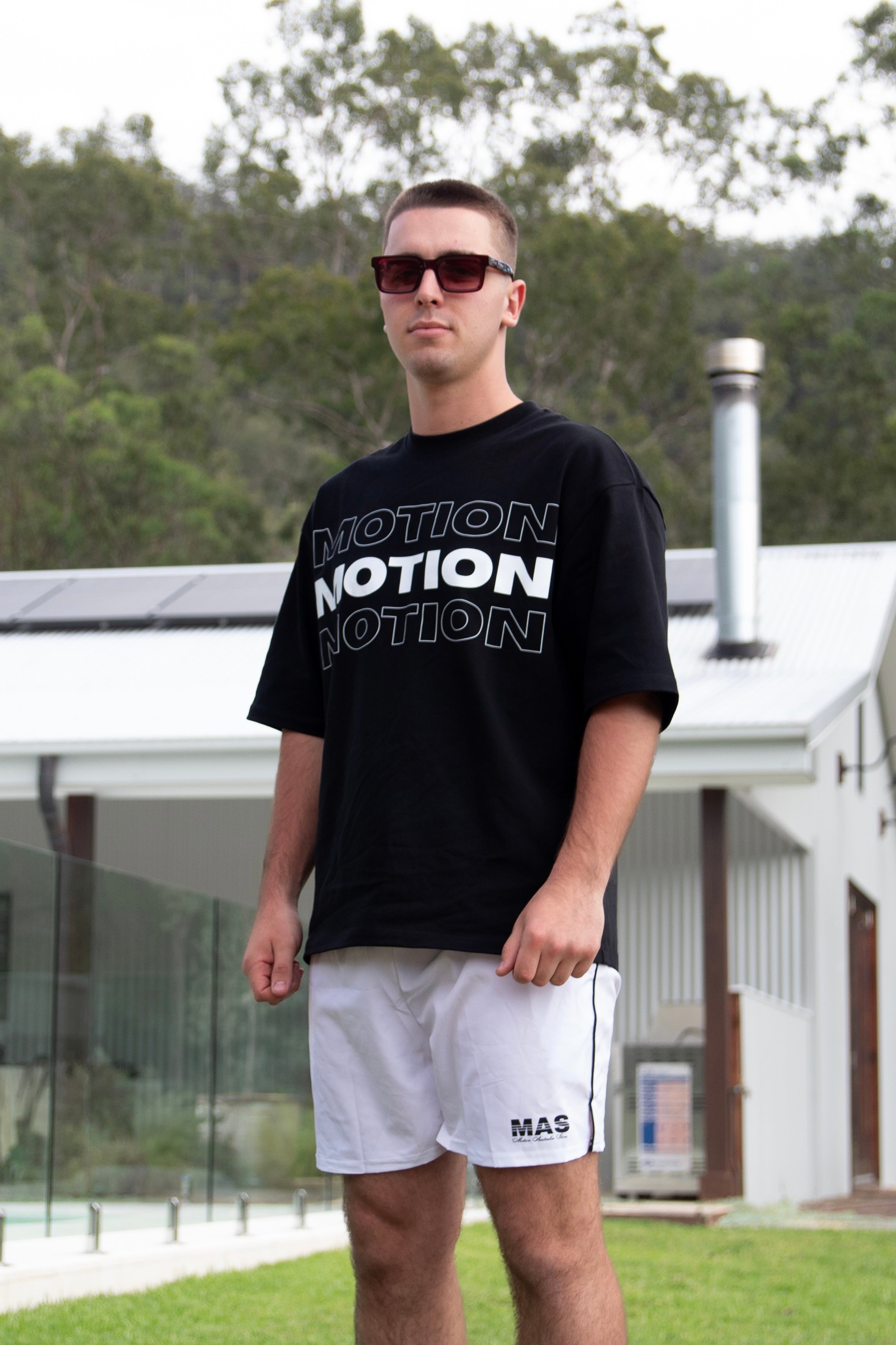 Triple motion T-shirt