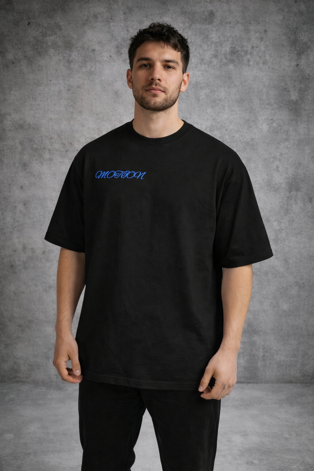 Drop shoulder, over sized t-shirt